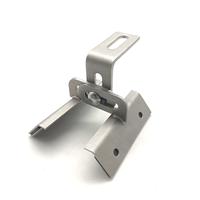 Haute Qualité SUS 304 Réglable Trapézoïdal En Métal Toit De Montage Supports De Fixation