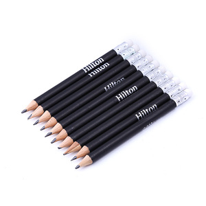 Lot de crayons miniatures personnalisés pour le travail, crayons de poche en bois standard, dureté 2B, mine HB, motifs colorés, pour usage promotionnel - Product Image 1