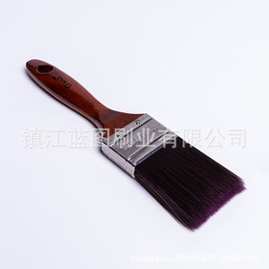 Brochas planas para pintar con fibra abrasiva de pelo de mascota, mango de Hemu, 13-19mm, origen Zhenjiang, para cepillado y limpieza - Product Image 4