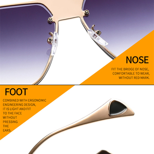 Gafas de <span class=keywords><strong>Sol</strong></span> de Piloto con Lentes Degradadas, Unisex, para Hombre y Mujer, Moda 2023, Pixel Red, Estilo Coreano, Protección UV400, Cat 3 - Product Image 6