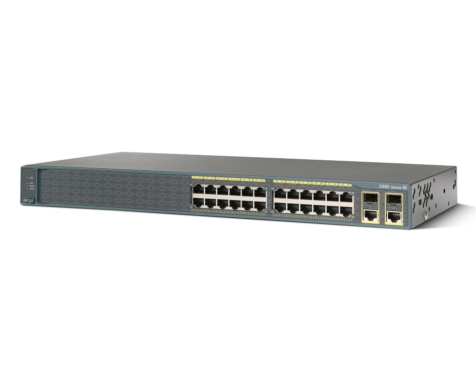 WS-C2960+48TC-L C atalyst 2960-Plus 48 ports 10/100 + 2 T/SFP LAN Base Enterprise-class Switch