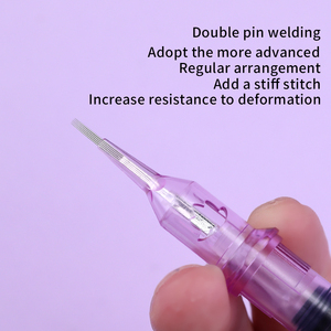 เข็มสักลายแบบใช้แล้วทิ้งสีม่วง สำหรับเครื่องสักลายปากกา PMU - Product Image 4
