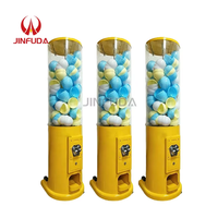 Renkli Top Plastik Kapsül Spiral Zıplayan Top Langırt Tenis Otomatı Satılık
