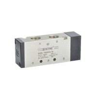Vanne de commande pneumatique à deux positions et cinq voies STNC SonoTech série TG TG2511/2521A-08, résistance aux médias à haute température