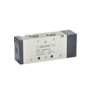 Vanne de commande pneumatique à deux positions et cinq voies STNC SonoTech série TG TG2511/2521A-08, résistance aux médias à haute température - Product Image 1