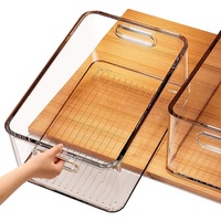 Caja de Almacenamiento Acrílica de Grado Óptico para Escritorio, Organizador Rectangular Transparente Profesional ODM para Aperitivos, Estación de Trabajo, Oficina