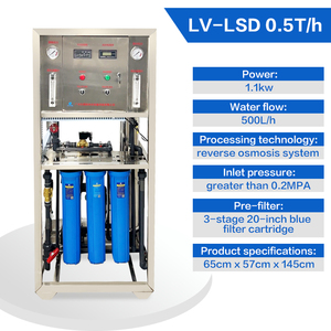 Sistema de Ósmosis Inversa para Pequeñas Fábricas, Filtro Purificador de Agua, Maquinaria de Tratamiento para Producción de Agua Potable de Alto Flujo - Product Image 2