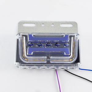 Remorque pour camion, camion-citerne universel, étanche, Anti-secouement, lumière de la <span class=keywords><strong>plaque</strong></span> <span class=keywords><strong>d</strong></span>'<span class=keywords><strong>immatriculation</strong></span> LED SMD, 24V, marqueur latéral, <span class=keywords><strong>prix</strong></span> de lampe, 2 pièces - Product Image 2