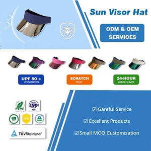 Casquette Visière Haut de Gamme Argentée avec Logo Personnalisé Protection Solaire Réglable pour Golf, Tennis, Activités de Plein Air et Salles de Jeux Intérieures - Product Image 4