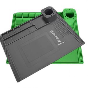 Alfombrilla de soldadura profesional de 40*30Cm con <span class=keywords><strong>Base</strong></span> de destornillador <span class=keywords><strong>para</strong></span> electrónica, ordenador, teléfono móvil, alfombrilla de reparación de soldadura DIY - Product Image 1