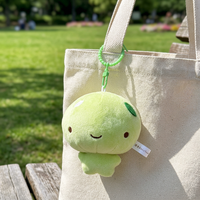 Anoeo Jouet en peluche moelleux classique Kawaii Tofu Hot Spring Bun de 4 pouces (10 cm) - Soulagement du stress Remplissage en coton PP polyester Tous âges