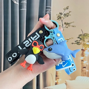Hot bán tung tung tung sahur PVC hình llaveros ý brainrot đồ chơi Boneco vòng chìa khóa tralalero tralala juguete Keychain - Product Image 3