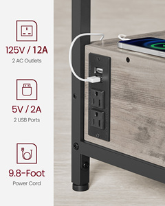 VASAGLE Mesas De Centro Para Salas Lifting <strong>Coffee</strong> <strong>Table</strong> Lift Top <strong>Coffee</strong> <strong>Table</strong> <strong>with</strong> <strong>Storage</strong> Drawers and Charging Station - Product Image 4