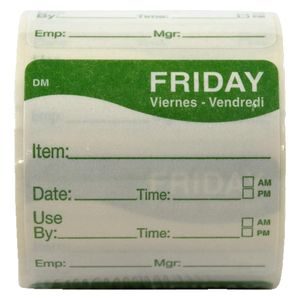 Food Storage <b>Label</b> Water Soluble Rectangle Paper <b>Kitchen</b> Use Freshness Preservation Waterproof - Product Image 2