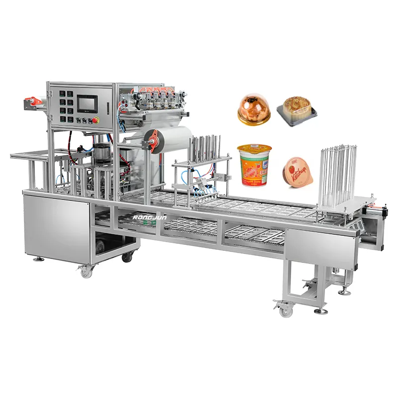 Macchina termosigillante automatica del coperchio della tazza di alluminio dell'alimento del biscotto del popcorn dei mini chip caldi per le torte della tazza