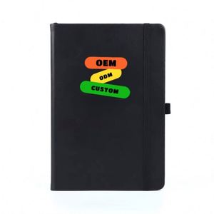 Custom Printed Gold/Silver Foil Embossed A5 PU Leather Thread Sewn 80 Sheets Student Office <b>Planner</b> <b>Journal</b> Notebook - Product Image 1