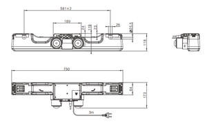 JIECANG製 2*6000N 調整可能マーフィーベッド 内蔵リミットスイッチ 電動リニアアクチュエーター デュアルDCモーター - Product Image 5