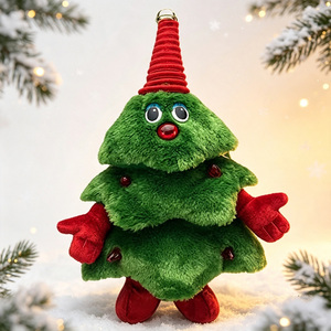 Mini Árbol <span class=keywords><strong>de</strong></span> Navidad <span class=keywords><strong>de</strong></span> Peluche con Muñeco Cantante y Adorno <span class=keywords><strong>de</strong></span> <span class=keywords><strong>Guitarra</strong></span>/Saxofón para Decoración <span class=keywords><strong>de</strong></span> Fiestas Navideñas (Venta al por Mayor) - Product Image 6