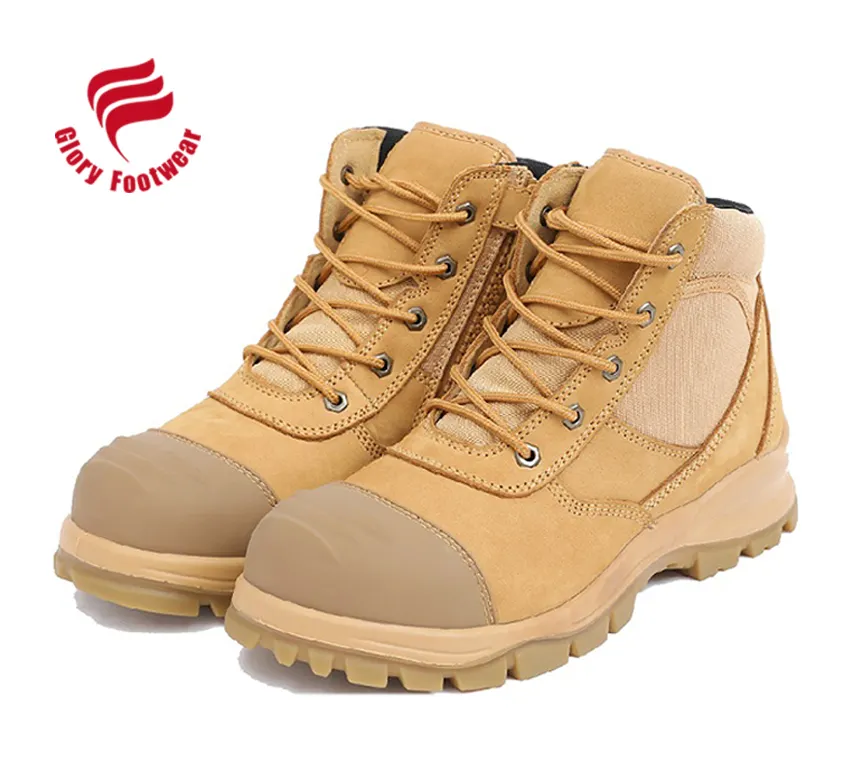 Mens and Women Miner Construction Workshop Work Shoes Boots with Steel Toe