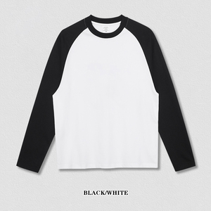 <span class=keywords><strong>T</strong></span>-shirts de <span class=keywords><strong>baseball</strong></span> à manches longues en coton et polyester tricoté uni avec logo <span class=keywords><strong>personnalisé</strong></span> pour hommes, femmes et jeunes - Product Image 4