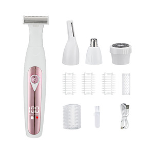 Rasoir électrique One Blade pour femme, pour le visage et le corps, tondeuse pour l'aine, tondeuse pour poils du corps, tondeuse à sourcils - Product Image 3