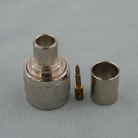 Conector Coaxial Macho a Prueba de Agua Tipo N de 50 ohmios para Cable LMR400