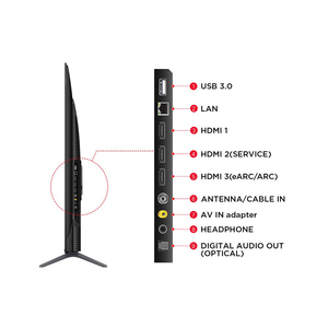 ทีวี EU Super Large ขนาด 85 นิ้ว สมาร์ท QLED LED LCD Fire TV Stick HDTV ความละเอียด 4K พร้อมตัวเลือกขนาด 75 80 98 1 นิ้ว - Product Image 6
