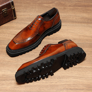 Zapatos Casuales de Cuero Genuino para Hombre, Diseño Moderno 2026, Punta Cerrada, Impermeables, Marca Original - Product Image 5