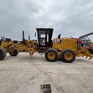 รถเกรดเดอร์ CAT 140k รุ่น YHP-190 อุปกรณ์ก่อสร้างมือสอง สีเหลือง สำหรับงานหนัก - Product Image 6