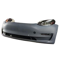 Kit de Carrocería de Plástico para Parachoques Delantero, Accesorios de Actualización Compatibles con Tesla Model 3 Performance 2019, Parachoques Universales Nuevos
