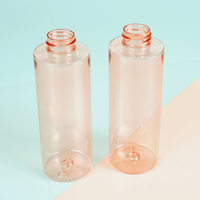 Vente en gros Emballage en plastique cosmétique personnalisé Conteneur pour liquide de soin de la peau Bouteille de shampooing Bouteille en plastique PET Bouteille de lotion pour le corps