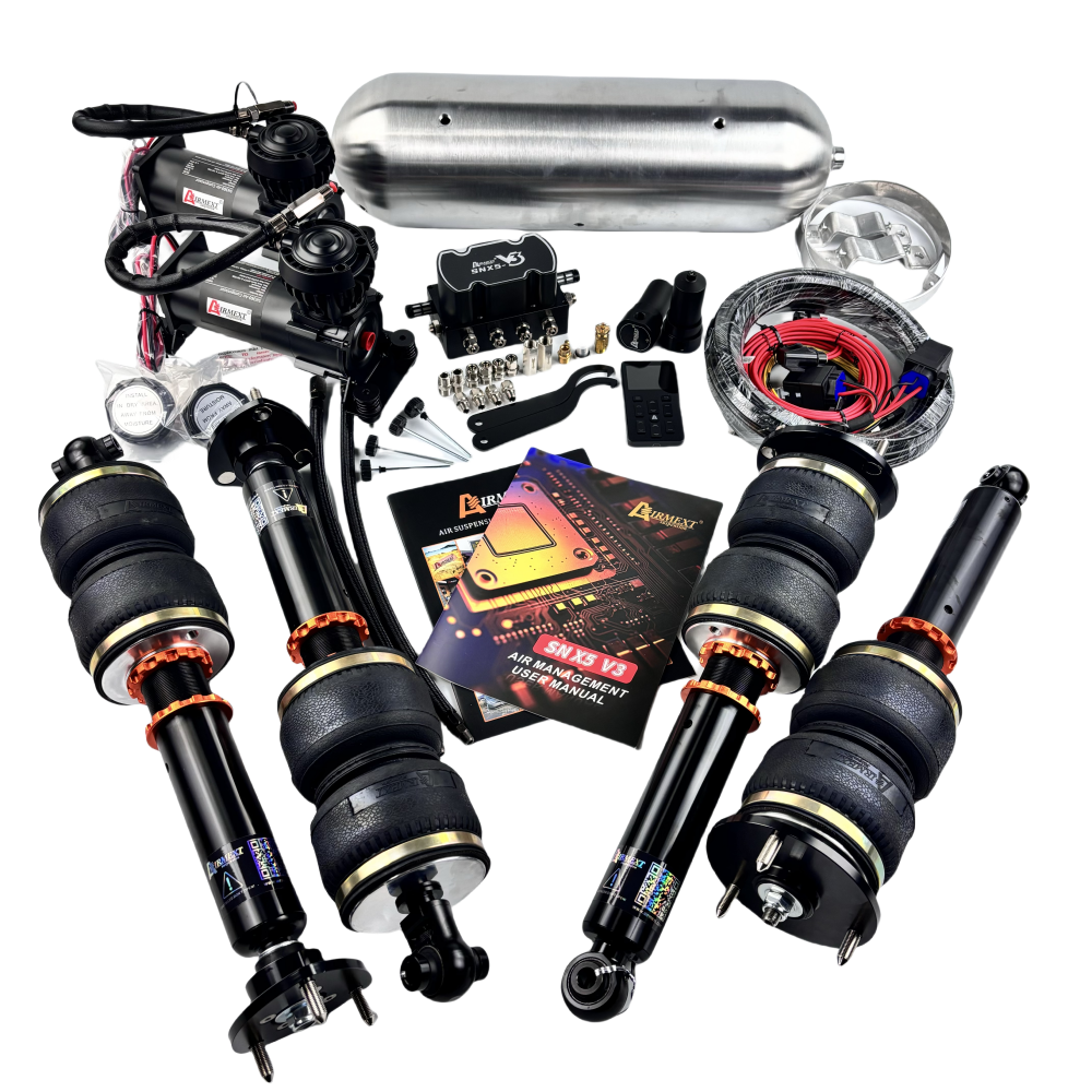 AIRMEXT/F-SNX5-T エアサスペンションキット 車用 フロント・リア