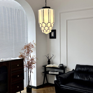 Minimalist Cylindrical Pendant <b>Light</b> Led Chandelier Black Body Single Head For Living Room Bedroom Cafe Bar - Product Image 2