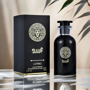 <span class=keywords><strong>Luca</strong></span> Bossi Mass Sale 100ml Parfum pour homme de Dubaï, fragrance <span class=keywords><strong>arabe</strong></span> boisée et épicée intense, Black Arab Parfums pour usage quotidien masculin - Product Image 1