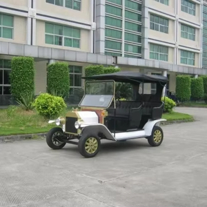 Carrito de Golf Vintage de Lujo, Estilo 2025, para Turismo y Playa, 8 Asientos, Autonomía de 50-70 km, Certificado CE, Batería de Plomo-Ácido, 6 Personas - Product Image 6