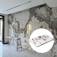 Panel de Pared de Cristal de Carbono de Alta Densidad, Resistente a Impactos, Impermeable e Ignífugo para Revestimiento de Paredes Comerciales