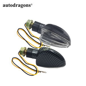 4pcs Amber Motorcycle Motorbike Transparent Covering Signal Indicators <b>Light</b> Bulb - Product Image 3