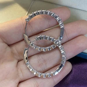 Orecchini a Cerchio Grandi alla Moda per Donne, Forma Rotonda, Accessori per Orecchie da Indossare Quotidianamente, per Outfit Casual e Regalo - Product Image 5