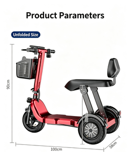 Nuevo Scooter de Movilidad Plegable y Portátil, Transportable por Niños, Batería de Litio de 20AH, Alcance Ultra Largo - Product Image 3