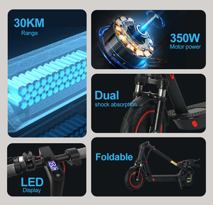 <span class=keywords><strong>Trottinette</strong></span> <span class=keywords><strong>électrique</strong></span> pliable JLM MK085, entrepôt UE, 350W 36V, double suspension, pneus 10 pouces, étanche, prix usine - Product Image 4