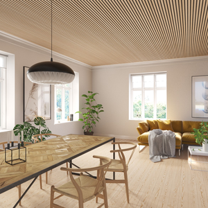 Cách âm bằng gỗ Muối Bảng điều khiển âm thanh MDF gỗ sồi tự nhiên akupanels gỗ rãnh tường Bảng điều khiển akustik Bảng điều chỉnh - Product Image 5