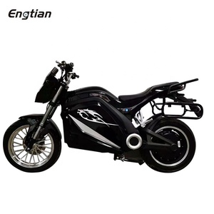 มอเตอร์ไซค์ไฟฟ้าสำหรับแข่ง 72V 3000W 5000W ความเร็วสูงสุด 80 กม./ชม. แบบ 2 ล้อ มีที่นั่ง ขาย - Product Image 5