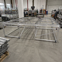 Table de DJ portable en aluminium de haute qualité, pliable, mobile, pour bar de nuit et événements