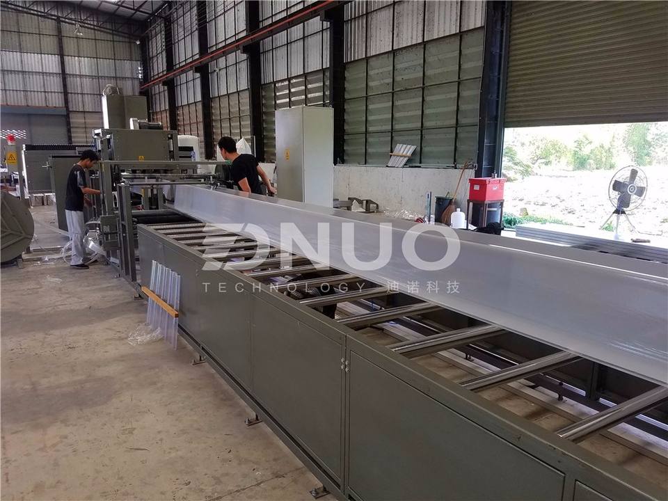 DNUO FRP Fiber GRP Rain Water Channel Gutter Roof Sheet Machine for ...