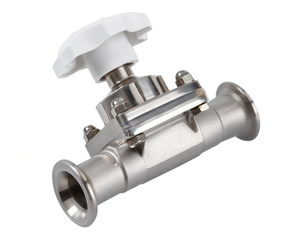 Vanne à bille à trois voies COVNA, commande urgente, DN20, 3/4 pouce, avec bride, acier inoxydable 316 de qualité alimentaire, sanitaire, avec poignée à levier - Product Image 6