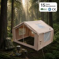 Tente de camping gonflable étanche, portable, pour la randonnée, garantie 3 ans, grande capacité, prête à être expédiée, durable, robuste