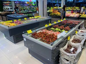 Vitrine horizontale pour fruits, refroidisseur commercial pour fruits, réfrigérateur à fruits - Product Image 6