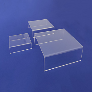 5 उच्च गुणवत्ता स्पष्ट एक्रिलिक प्रदर्शन पुल risers के सेट कड़ा plinths प्रदर्शन खड़ा - Product Image 3