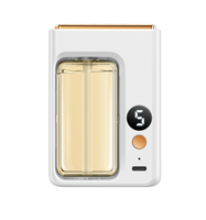 Humidificateur ultrasonique portable avec écran numérique, mural, alimenté par batterie, diffuseur d'huiles essentielles pures pour usage domestique