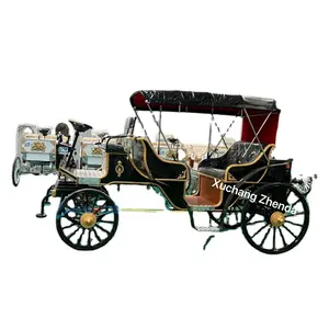 4 Wheel Sulky Horse Carriages For Sale/Horse Sulky/Horse Drawn Buggy